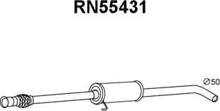 Veneporte RN55431 - Front Silencer motal.fi