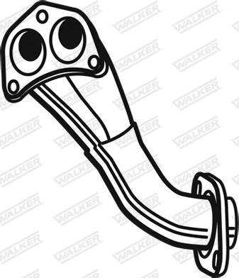 Walker 02984 - Exhaust Pipe motal.fi