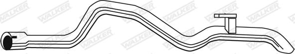 Walker 02764 - Exhaust Pipe motal.fi