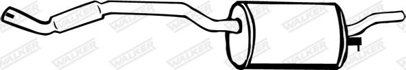 Walker 19900 - End Silencer motal.fi