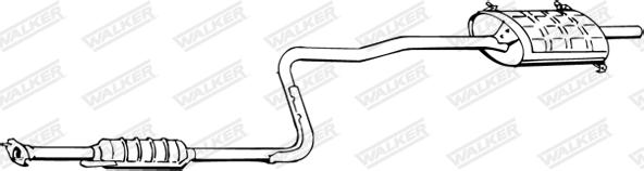 Walker 16673 - End Silencer motal.fi