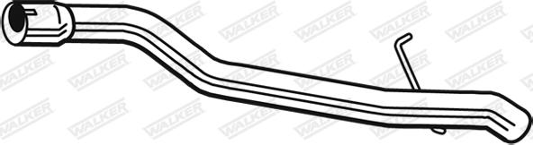 Walker 10360 - Exhaust Pipe motal.fi