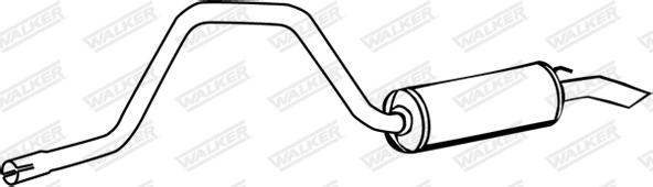 Walker 17561 - End Silencer motal.fi