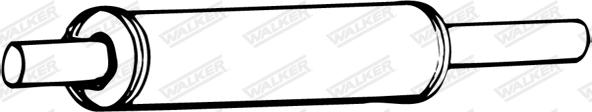 Walker 17038 - Front Silencer motal.fi