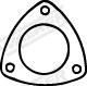 Walker 80050 - Gasket, exhaust pipe motal.fi