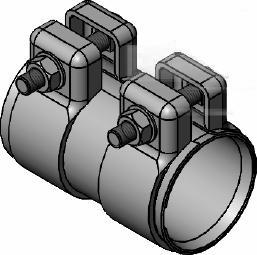 Walker 82104 - Pipe Connector, exhaust system motal.fi