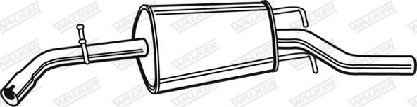 Walker 21412 - End Silencer motal.fi