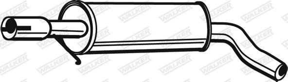 Walker 21579 - Middle Silencer motal.fi