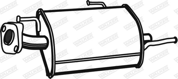 Walker 21873 - End Silencer motal.fi