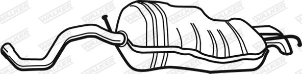 Walker 21744 - End Silencer motal.fi