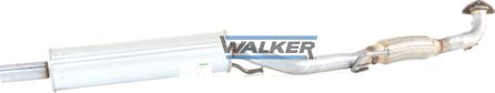 Walker 23358 - Front Silencer motal.fi