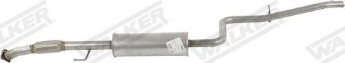 Walker 23323 - Middle Silencer motal.fi