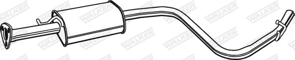 Walker 22062 - Middle Silencer motal.fi