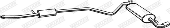 Walker 22086 - End Silencer motal.fi