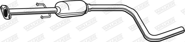 Walker 22071 - Middle Silencer motal.fi