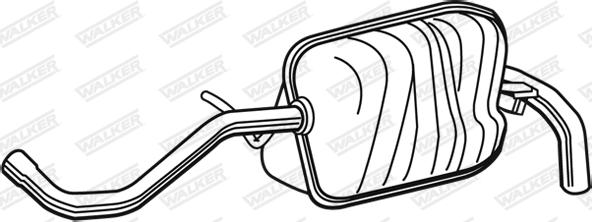 Walker 22124 - End Silencer motal.fi