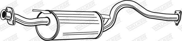 Walker 22552 - End Silencer motal.fi