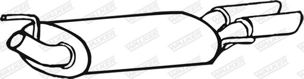 Walker 70612 - End Silencer motal.fi