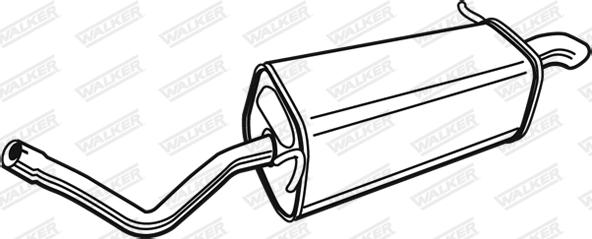 Walker 71340 - End Silencer motal.fi