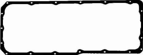 Wilmink Group WG1182332 - Gasket, oil sump motal.fi