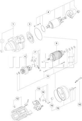 Wilmink Group WG2045153 - Starter motal.fi