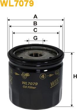 WIX Filters WL7079 - Oil Filter motal.fi