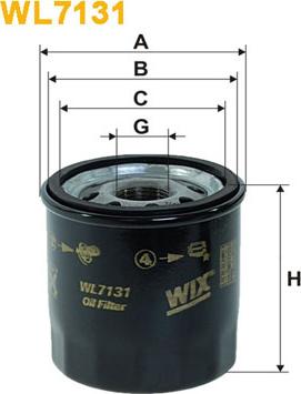 WIX Filters WL7131 - Oil Filter motal.fi