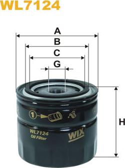 WIX Filters WL7124 - Oil Filter motal.fi