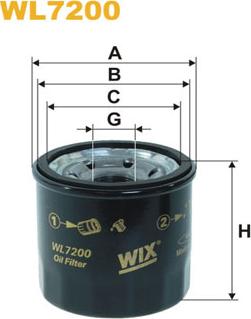 WIX Filters WL7200 - Oil Filter motal.fi