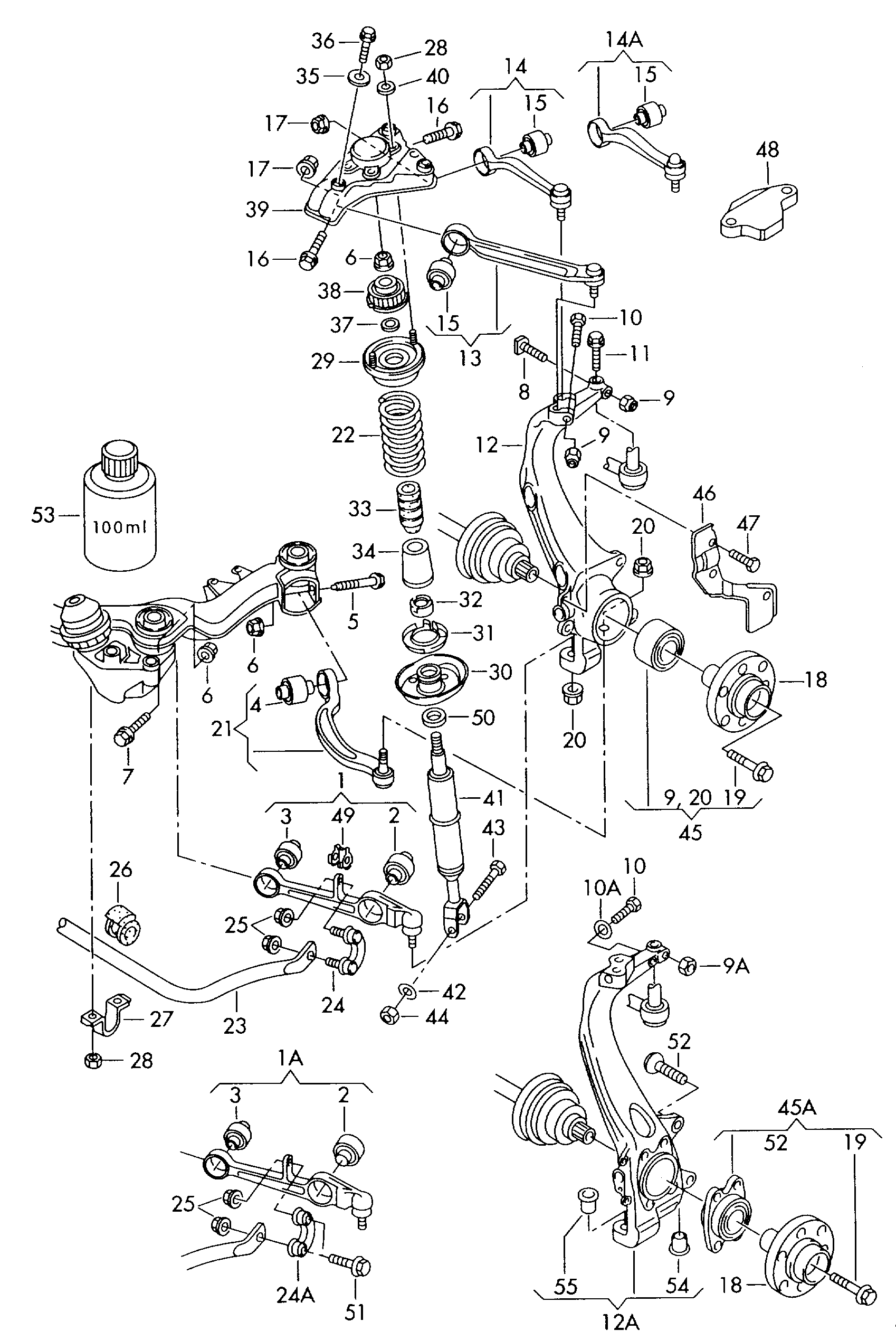 AUDI 4D0 407 644 A - Nut motal.fi