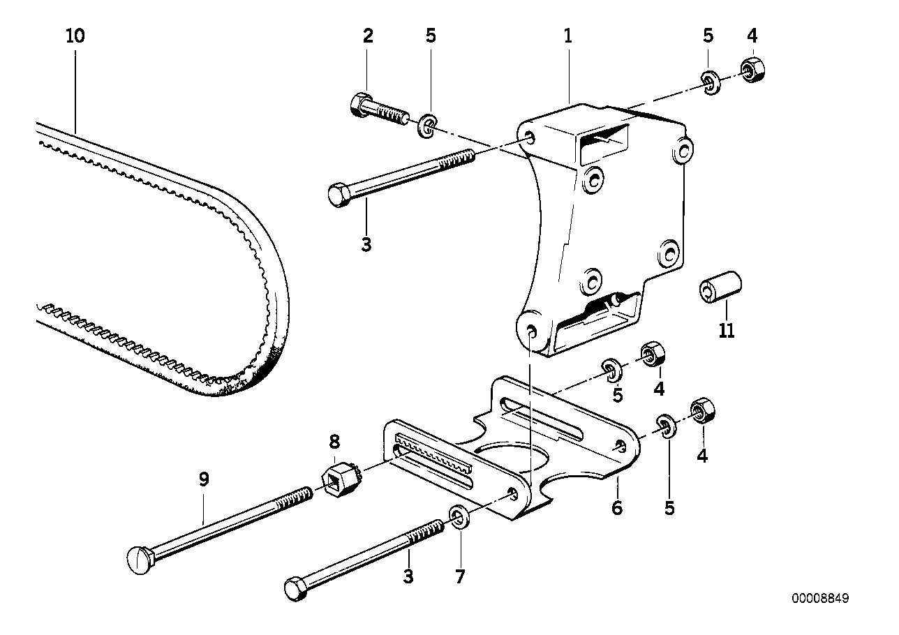 BMW 64 55 1 717 954 - V-Belt motal.fi