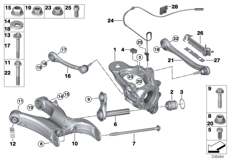 BMW 33 32 6 796 001 - Track Control Arm motal.fi