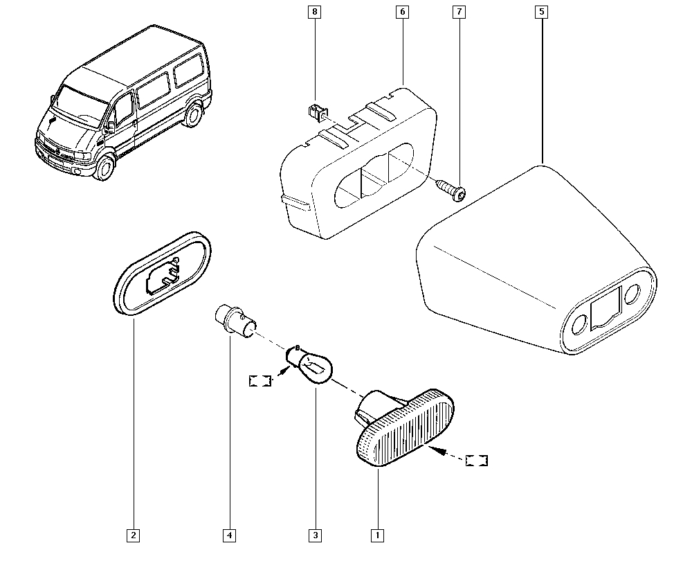 RENAULT 7700822136 - Indicator motal.fi