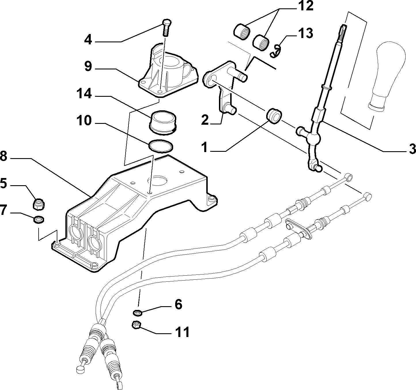 Alfa Romeo 46411550 - Repair Kit, gear lever motal.fi