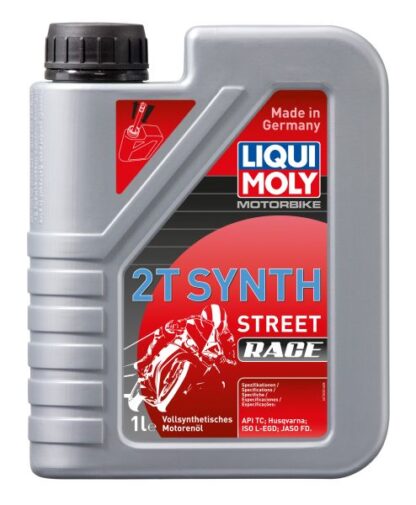 2T engine oil LIQUI MOLY Street race 1l 2T, API TC JASO FD synthetic