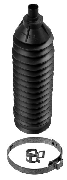 Steering gear boot L/R (length203mm 11mm/45mm, bands) fits: CHEVROLET AVEO / KALOS; DAEWOO KALOS 1.2-1.6 09.02-