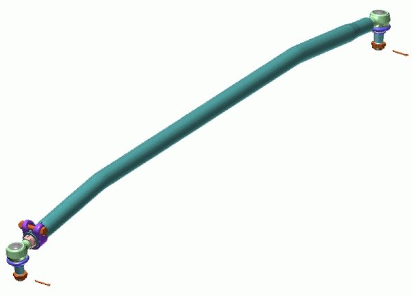 Cross rod (L-1634mm) fits: SOLARIS URBINO I, URBINO II, VACANZA 10.98-