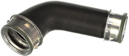 Intercooler hose R (exhaust side/top, diameter 38/48mm, length 190mm, black) fits: VW CALIFORNIA T5 CAMPER, MULTIVAN T5, TRANSPORTER T5 1.9D 04.03-12.09