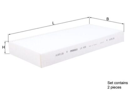 Cabin filter fits: RENAULT LAGUNA, LAGUNA III 1.5D-3.5 10.07-12.15