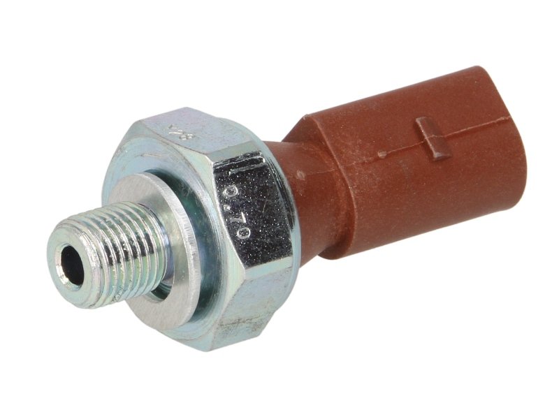 Oil pressure sensor (0,7bar; 1 pin; brown) fits: AUDI A2, A3, A4 ALLROAD B8, A4 B5, A4 B6, A4 B7, A4 B8, A5, A6 C6, A6 C7, A8 D4, Q3, Q5, TT; FORD GALAXY I; MITSUBISHI GRANDIS 1.2-4.5 09.90-