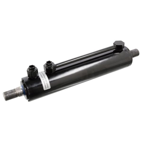 Steering system damper (250mm) fits: VOLVO fits: VOLVO B12, FH, FH II, FH III, FH12, FH16, FH16 II, FH16 III, FM, FM II, FM III, FM12, FM9, FMX, FMX II, FMX III 01.92-