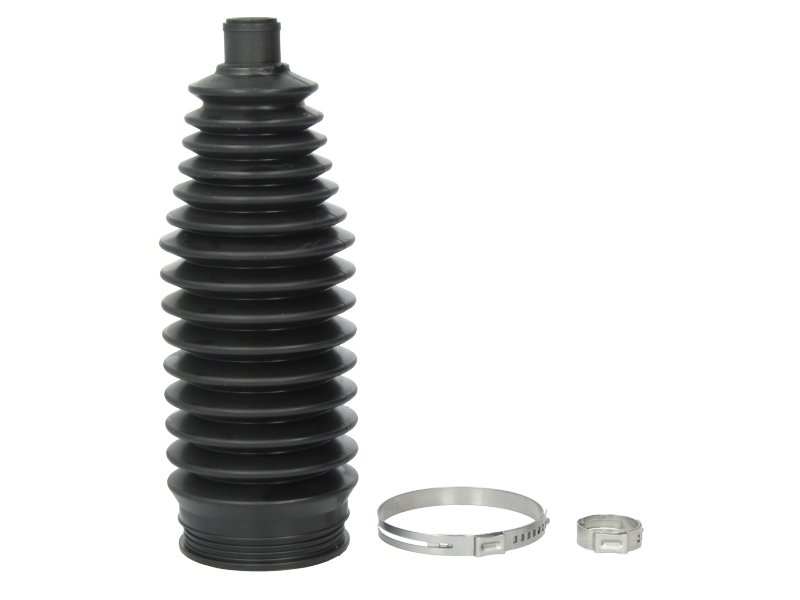 Steering gear boot L/R (length170mm 12mm/51mm, bands) fits: CITROEN C1, C1 II; PEUGEOT 107, 108; TOYOTA AYGO, AYGO/HATCHBACK 1.0/1.2/1.4D 06.05-