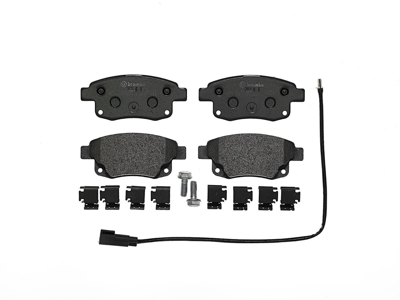 Brake pads set rear , fits: FORD TRANSIT, TRANSIT TOURNEO 2.2D/2.4D/3.2D 04.06-12.14 - Image 2