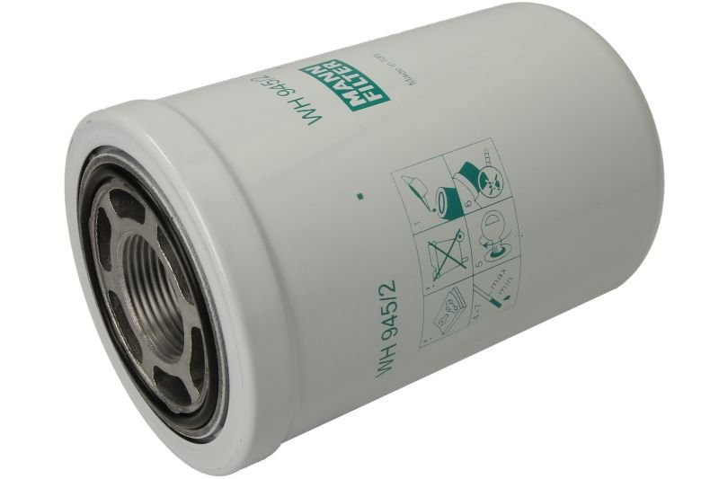 Hydraulic filter (screwed) fits: CASE IH 130, 215; CASE-STEYR CVT 6130, CVT 6145, CVT 6150, CVT 6160, CVT 6165, CVT 6170, CVT 6175, CVT 6185, CVT 6200, CVT 6205, CVT 6215, CVT 6220, CVT 6230