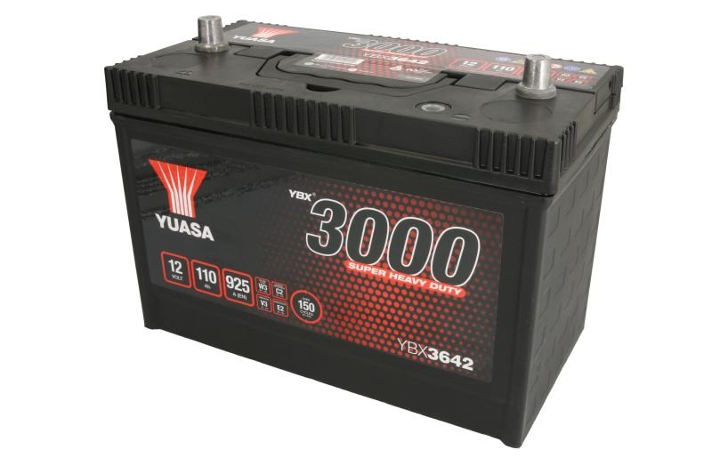 Battery 12V 110Ah/925A 3000 Series Super Heavy Duty (R+ Standard) 329x173x240 B00 (Starting)