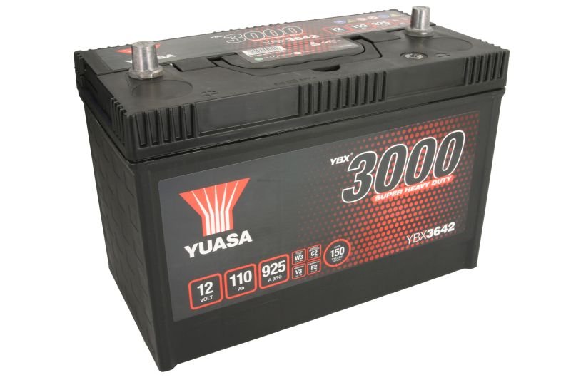 Battery 12V 110Ah/925A 3000 Series Super Heavy Duty (R+ Standard) 329x173x240 B00 (Starting) - Image 2