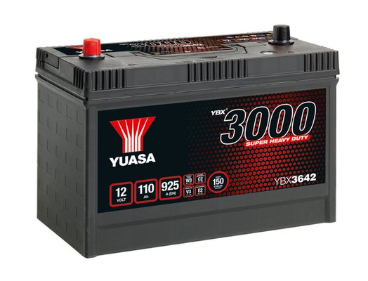 Battery 12V 110Ah/925A 3000 Series Super Heavy Duty (R+ Standard) 329x173x240 B00 (Starting) - Image 4