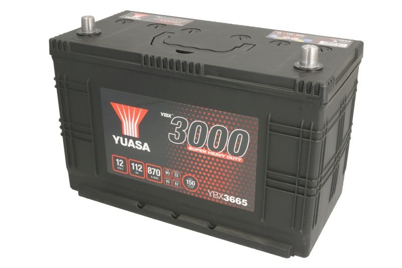 Battery 12V 112Ah/870A 3000 Series Super Heavy Duty (R+ Standard) 346x173x236 B01 (Starting)