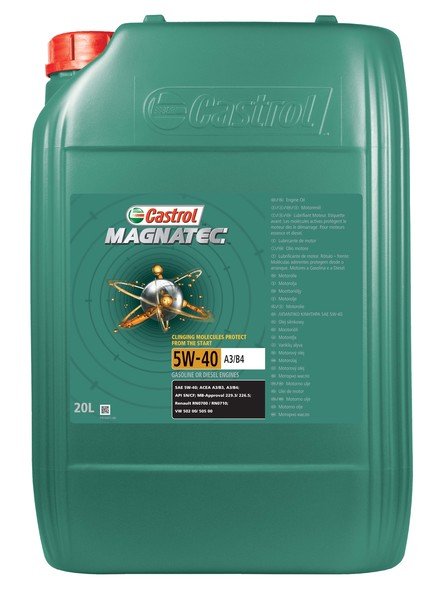 Engine oil MAGNATEC (20L) 5W40 ;API CF; SN; ACEA A3; B4; MB 226.5; MB 229.3; RENAULT RN 0700; RENAULT RN 0710; VW 502.00; VW 505.00