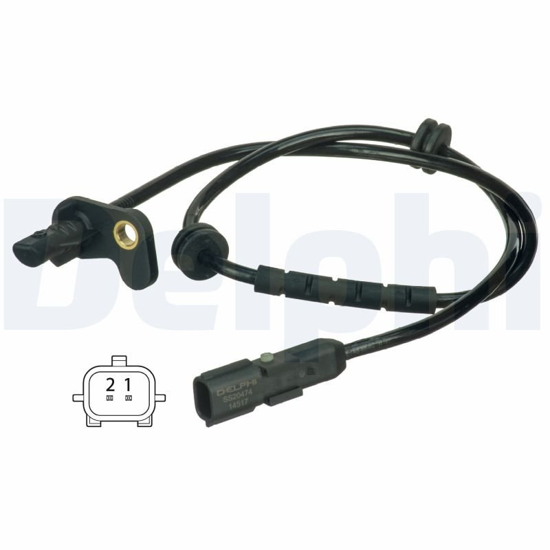 ABS sensor rear L fits: RENAULT CAPTUR I, CLIO IV, CLIO IV/HATCHBACK, CLIO IV/KOMBI, ZOE 0.9-Electric 06.12- - Image 2